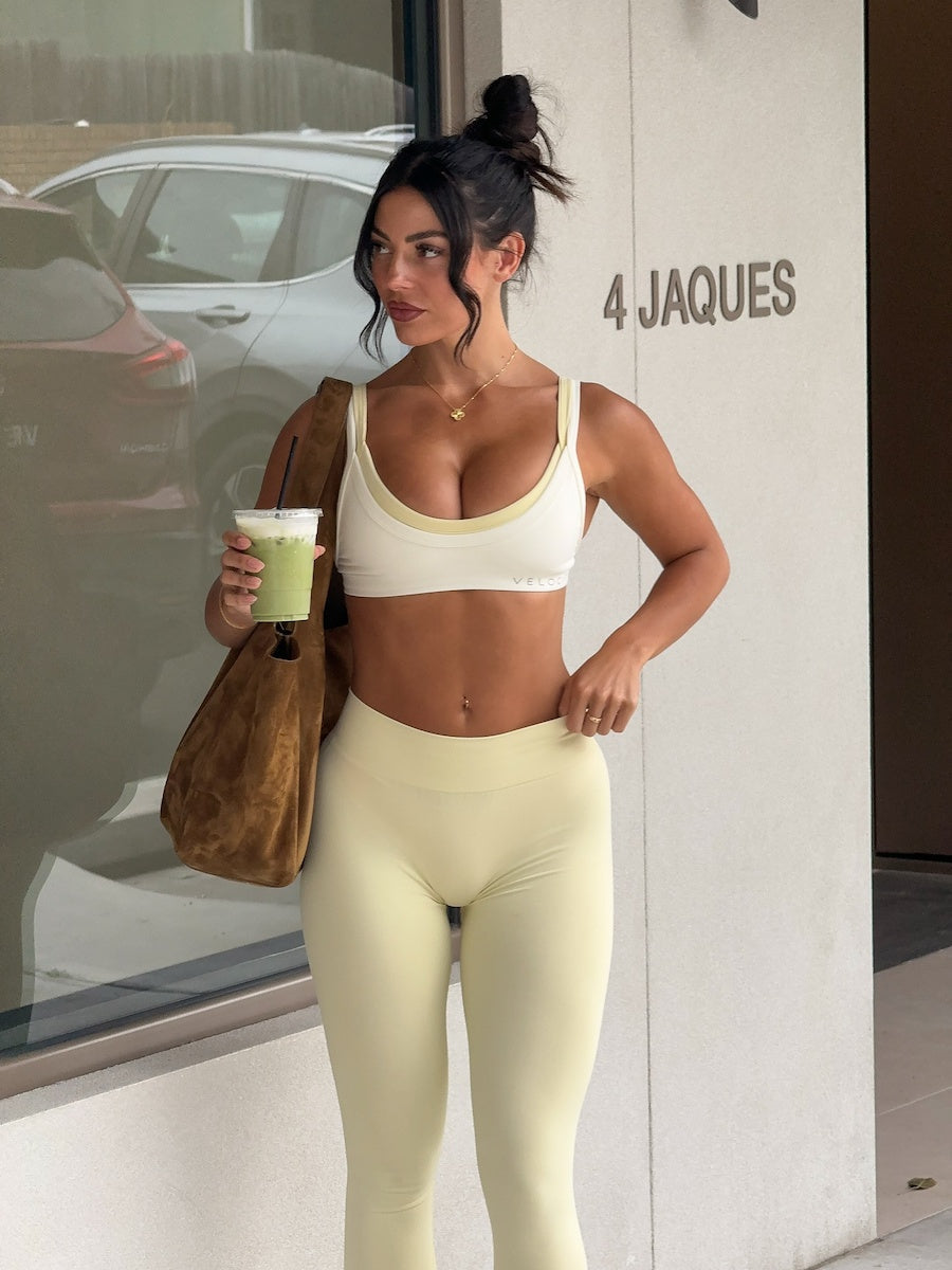 SILHOUETTE SCRUNCH LEGGINGS - GLAZE