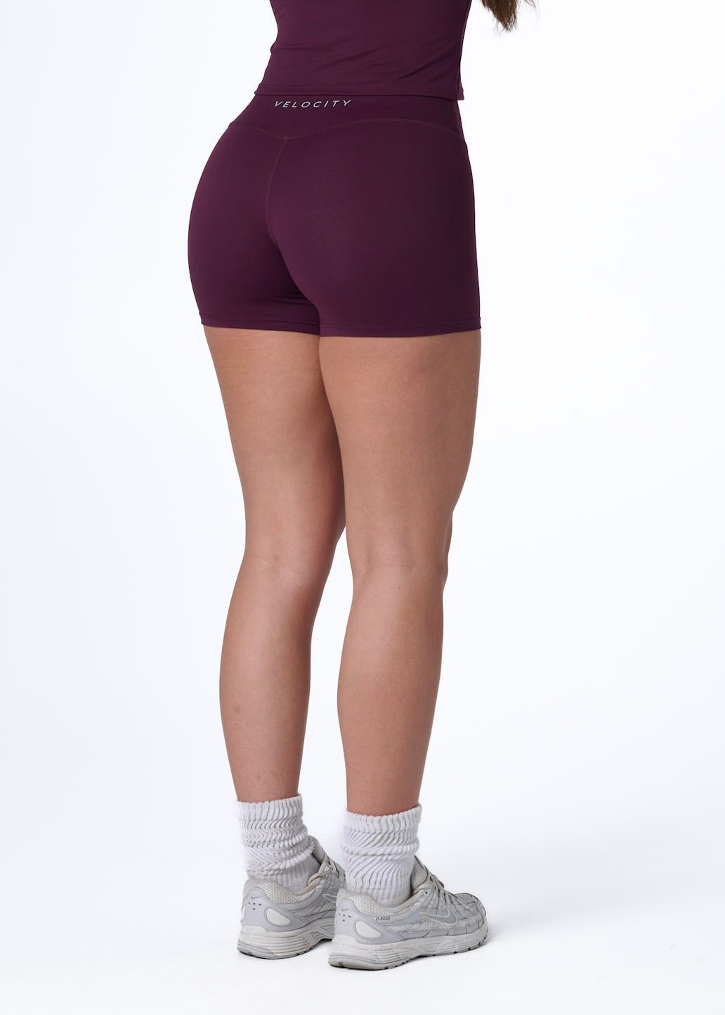 SS MINI SHORTS - PLUM