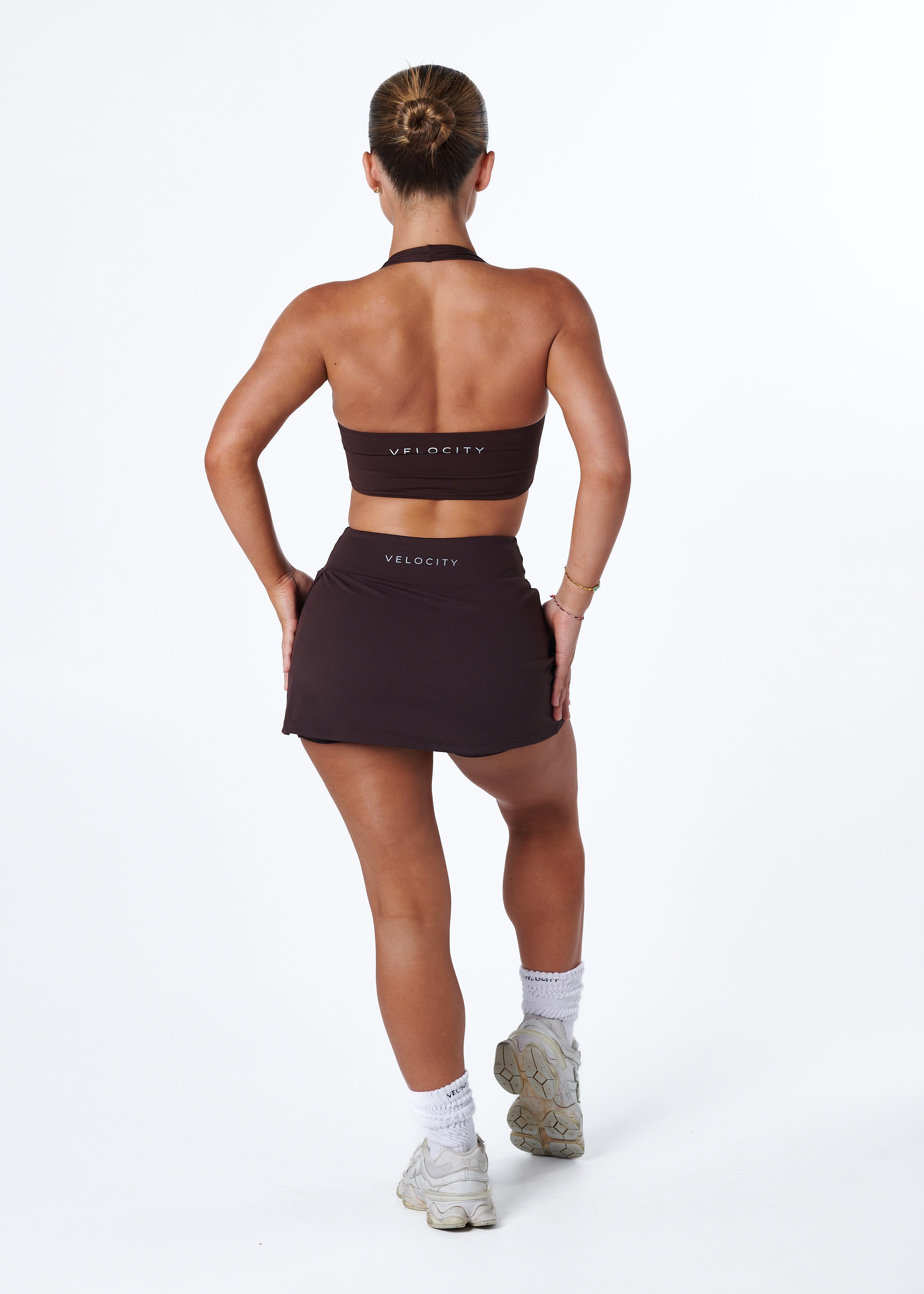 SS SKORT - ESPRESSO