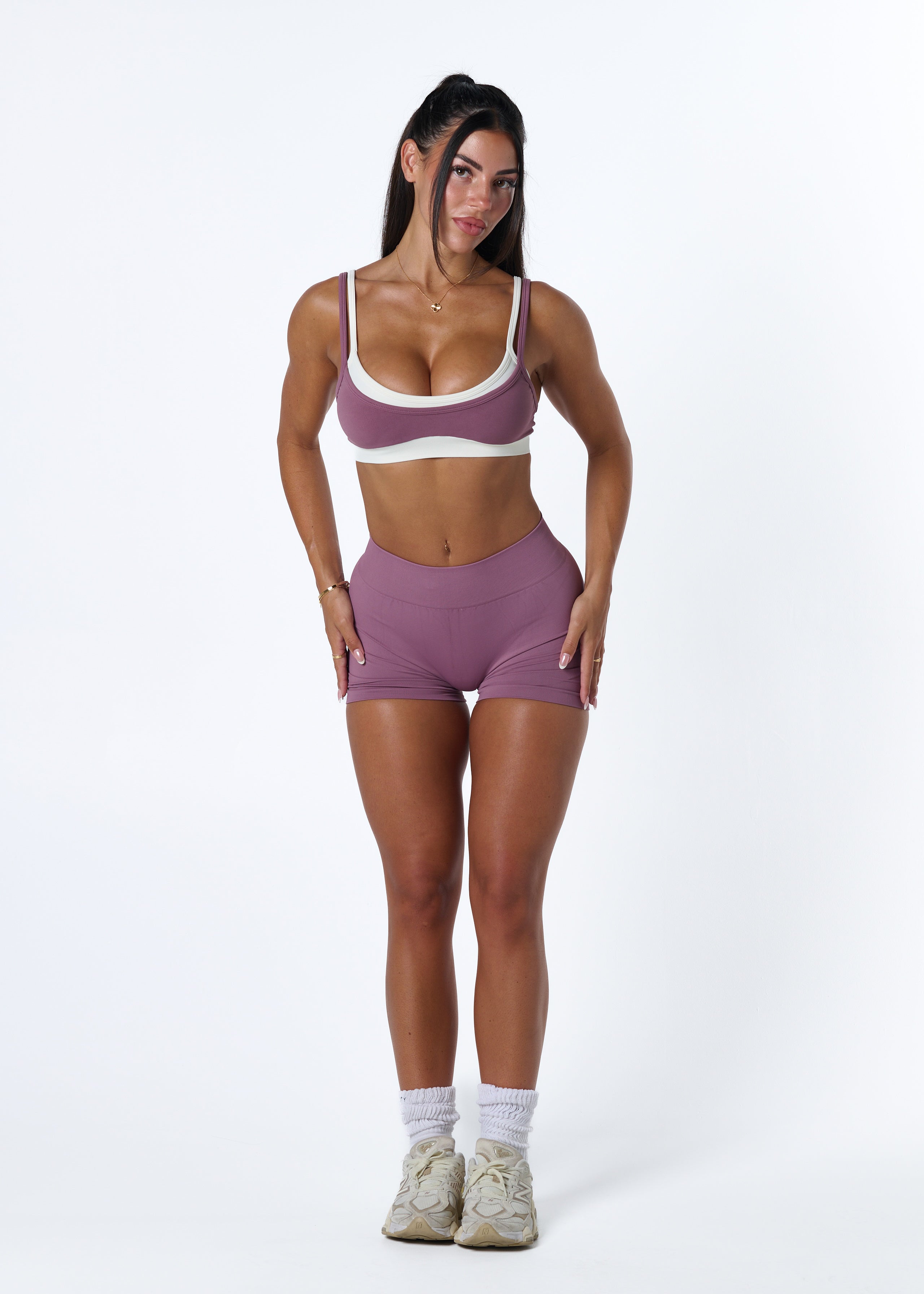 TWO TONE BRA - CINNAMON