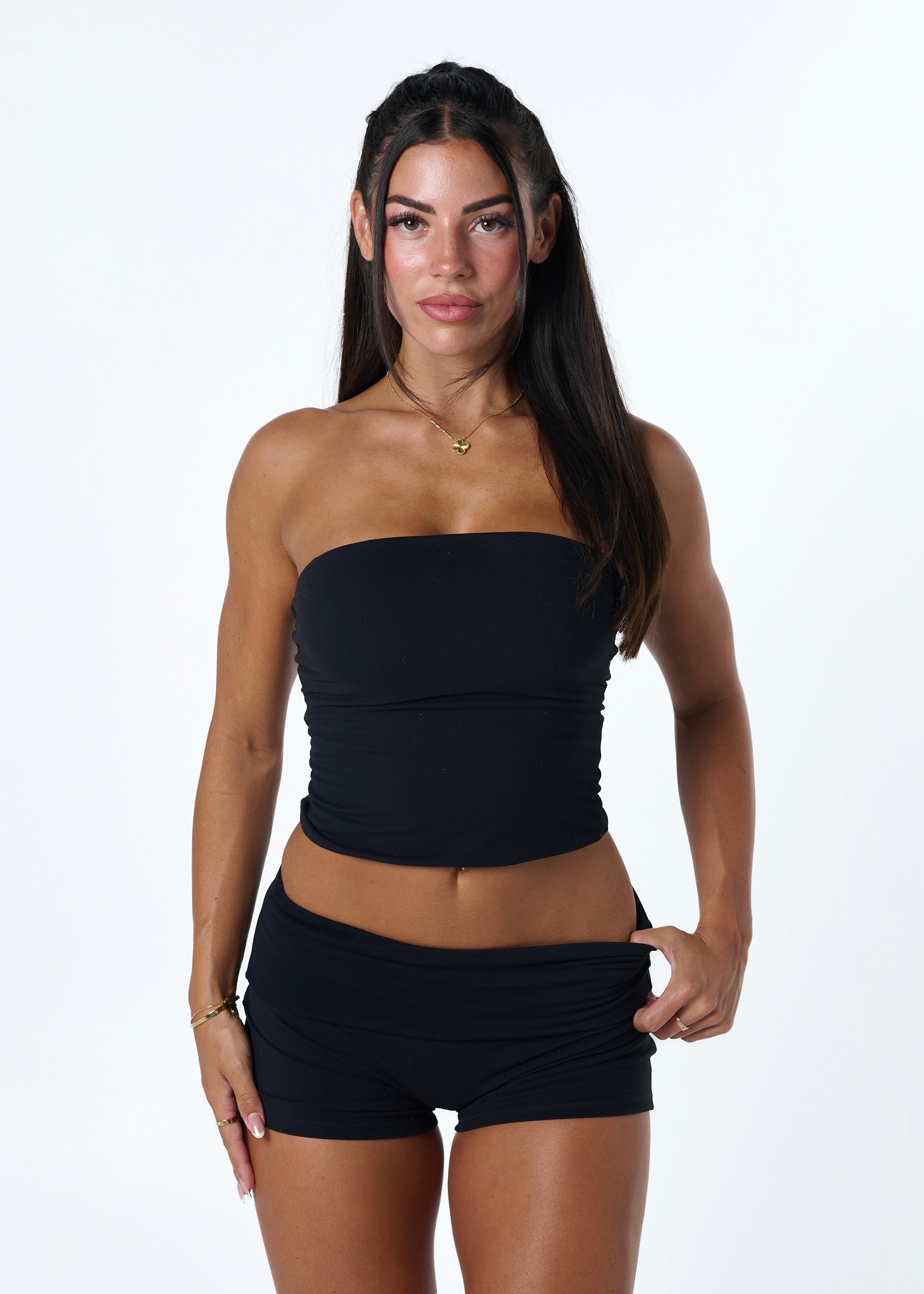 FORM BANDEAU TOP  - BLACK
