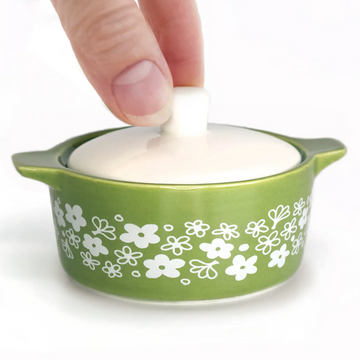 Spring Blossom Casserole Ceramic Trinket Box