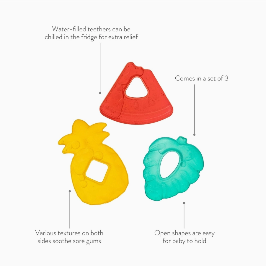 Cutie Coolers? Water Filled Teethers (3-pack) Cactus