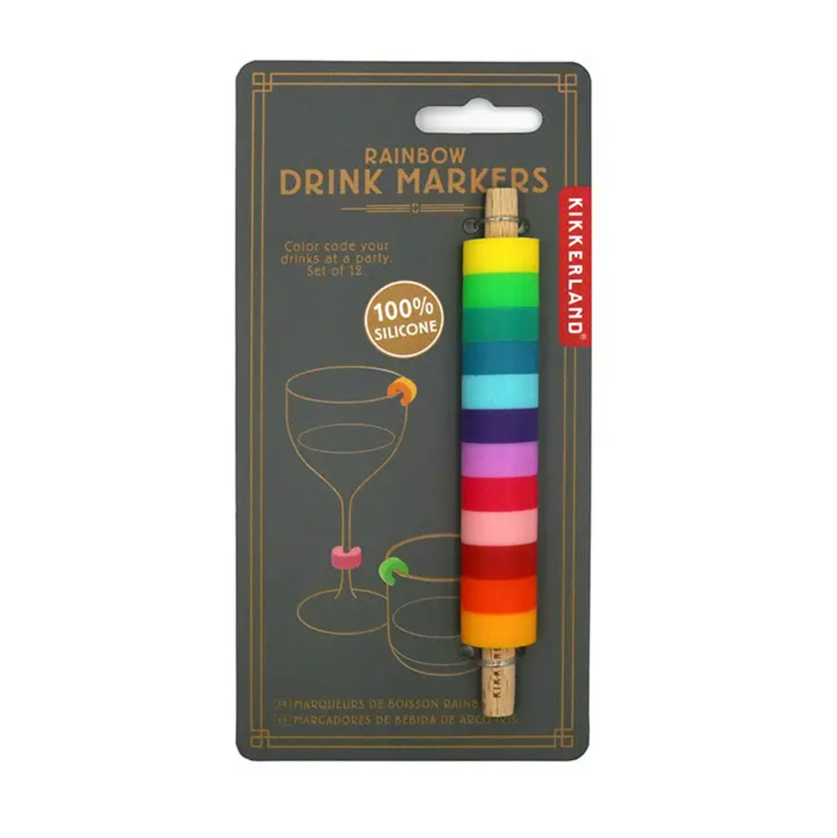 Rainbow Drink Markers