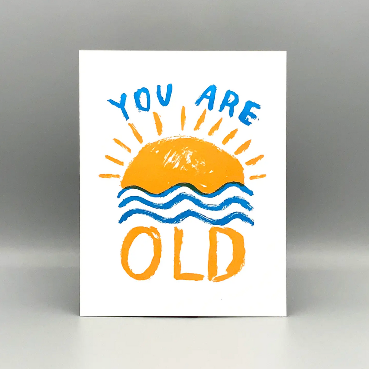 Setting Sun Birthday Card