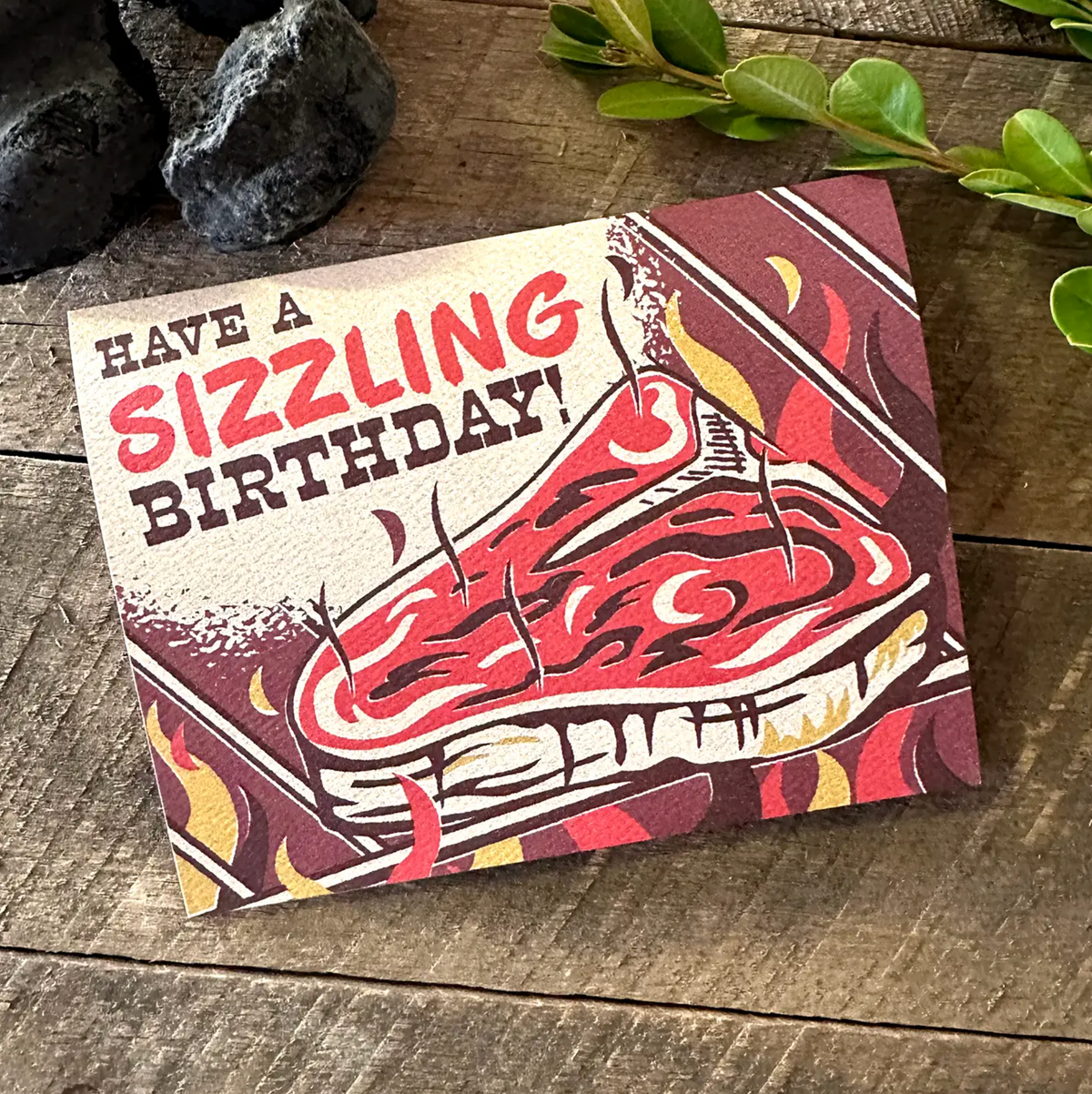 Sizzling Steak Card