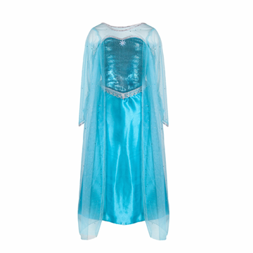 Ice Queen Dress With Cape, Size 3-4