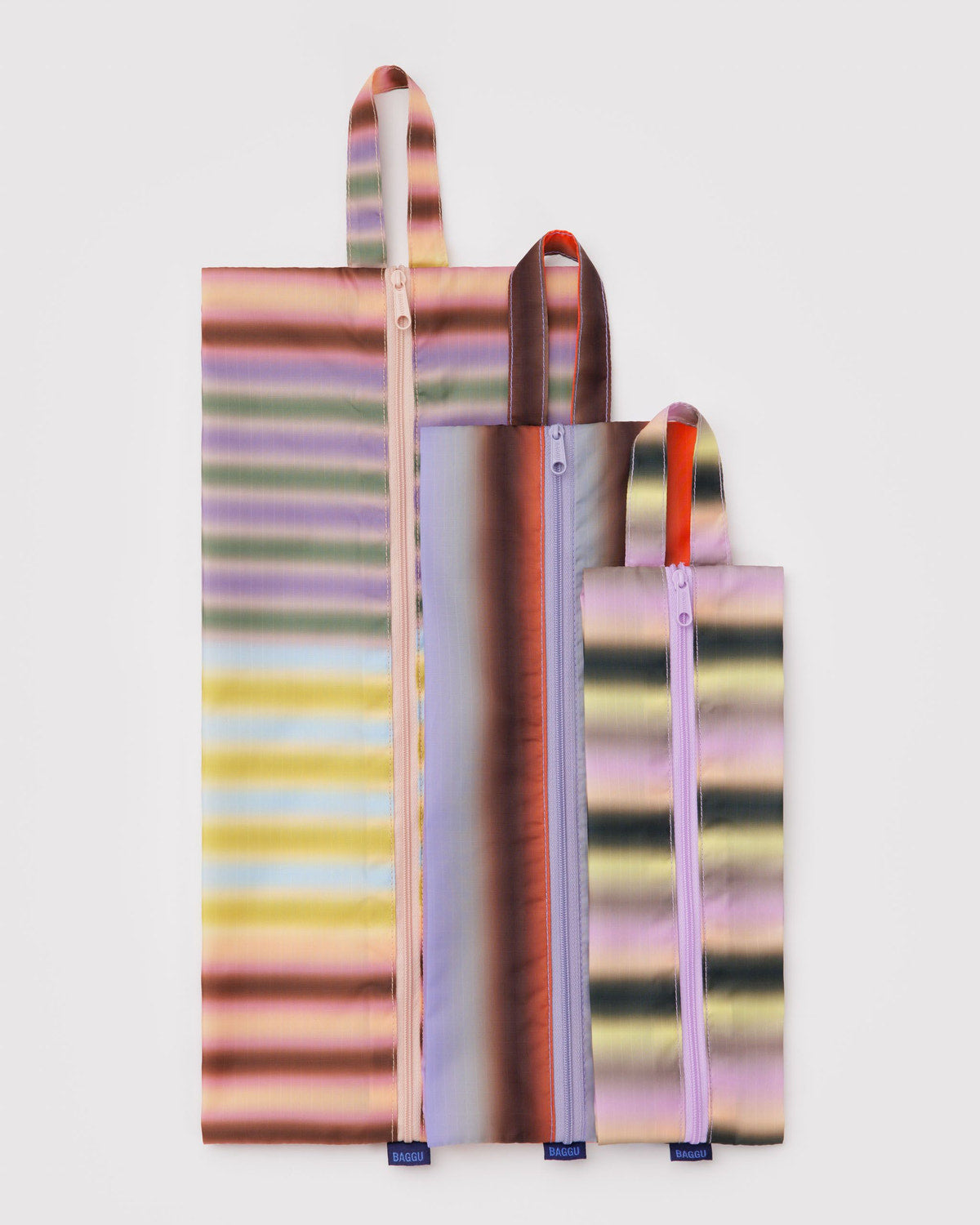 3D Zip Set - Gradient Stripes