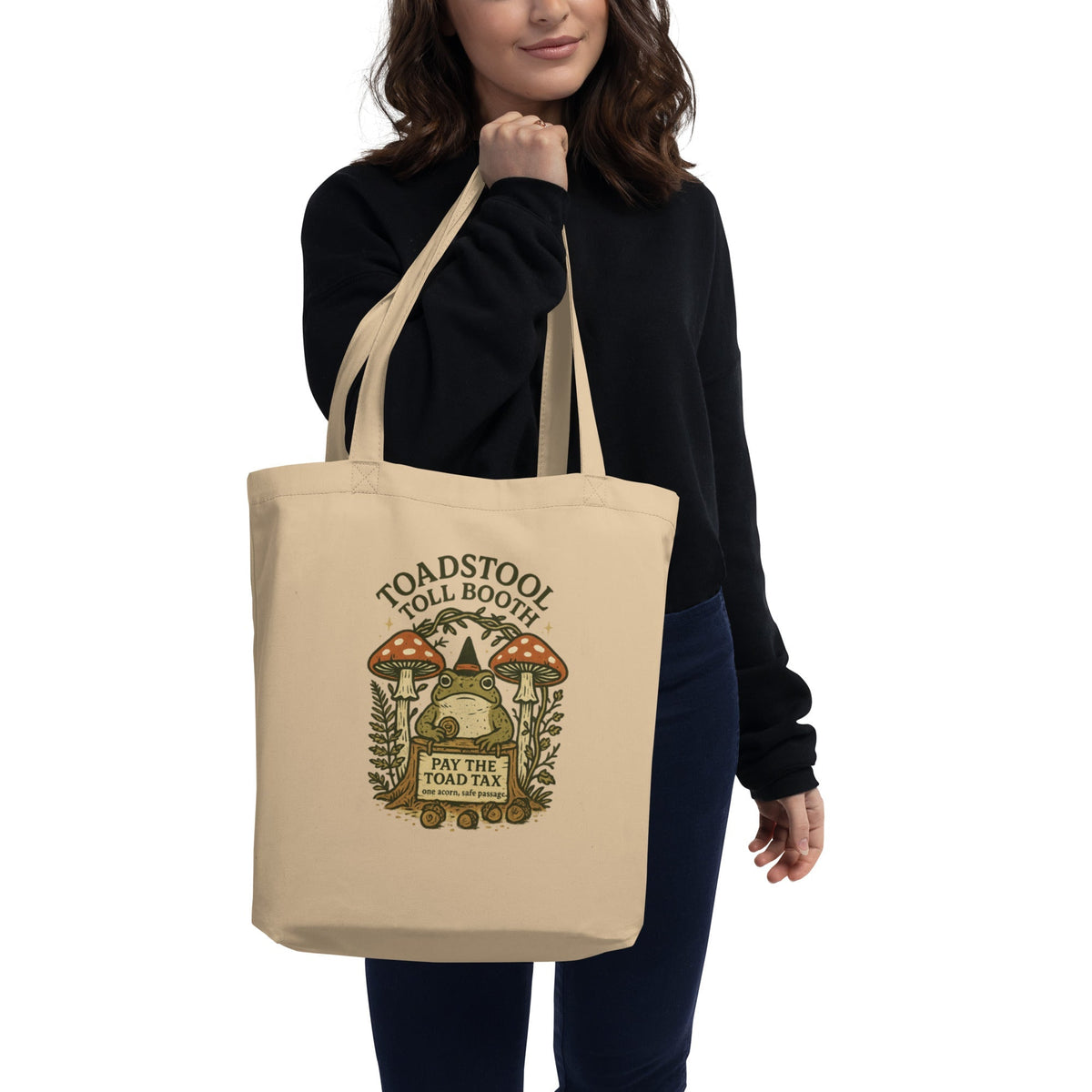 Organic Halloween Totes ¨C Toadstool Toll Booth