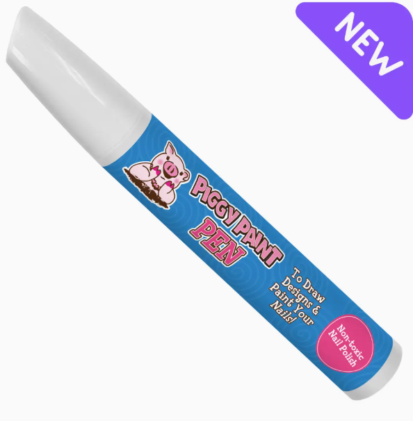 Piggy Pink Piggy Paint Pen Non-Toxic Kids Nail Polish