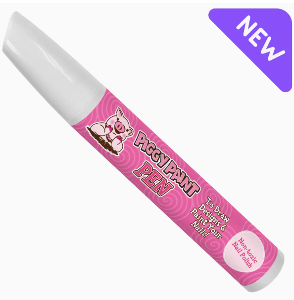 Piggy Pink Piggy Paint Pen Non-Toxic Kids Nail Polish