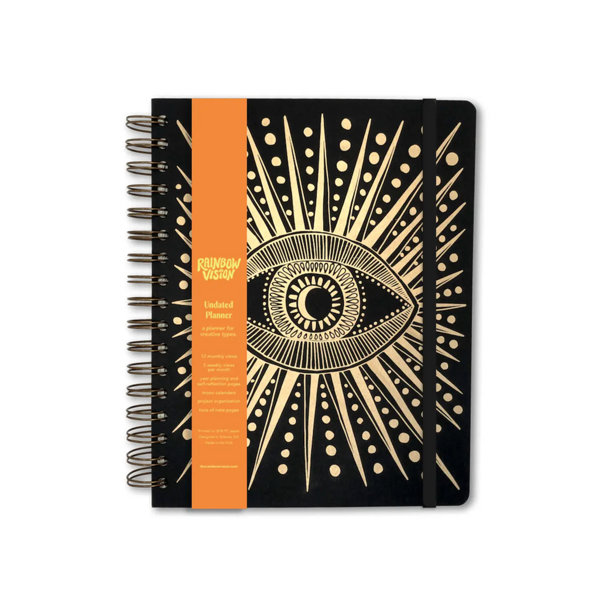 Undated Flexible Planner, Seeing Eye Cover