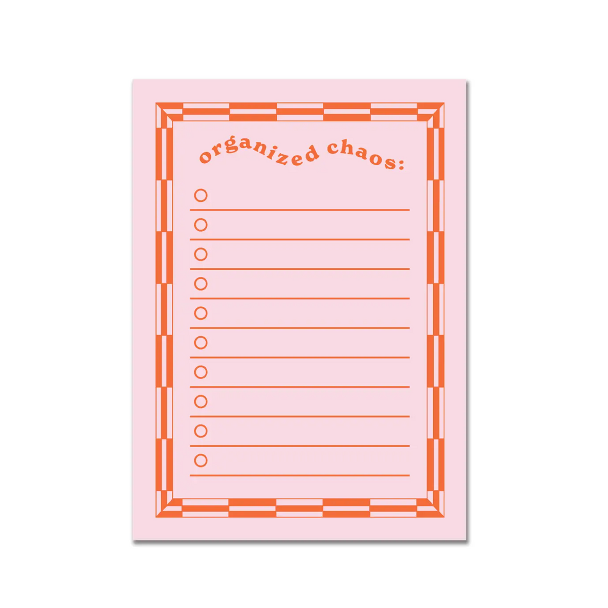 Organized Chaos Notepad