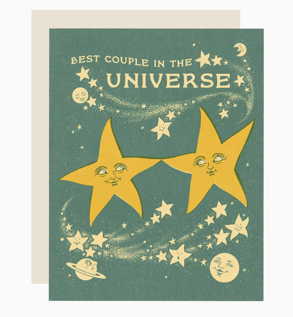 Best Star Couple Wedding Card
