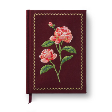 Roses Valentine's Day Embroidered Journal
