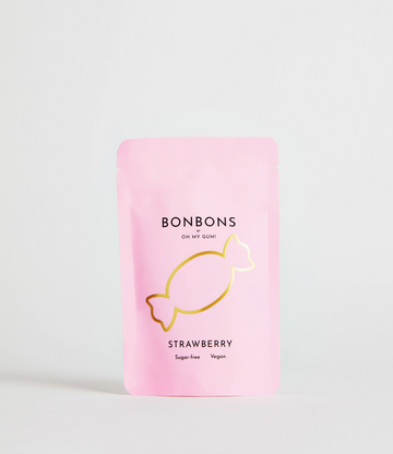 Strawberry Bonbons - Sugarless Hard Candy