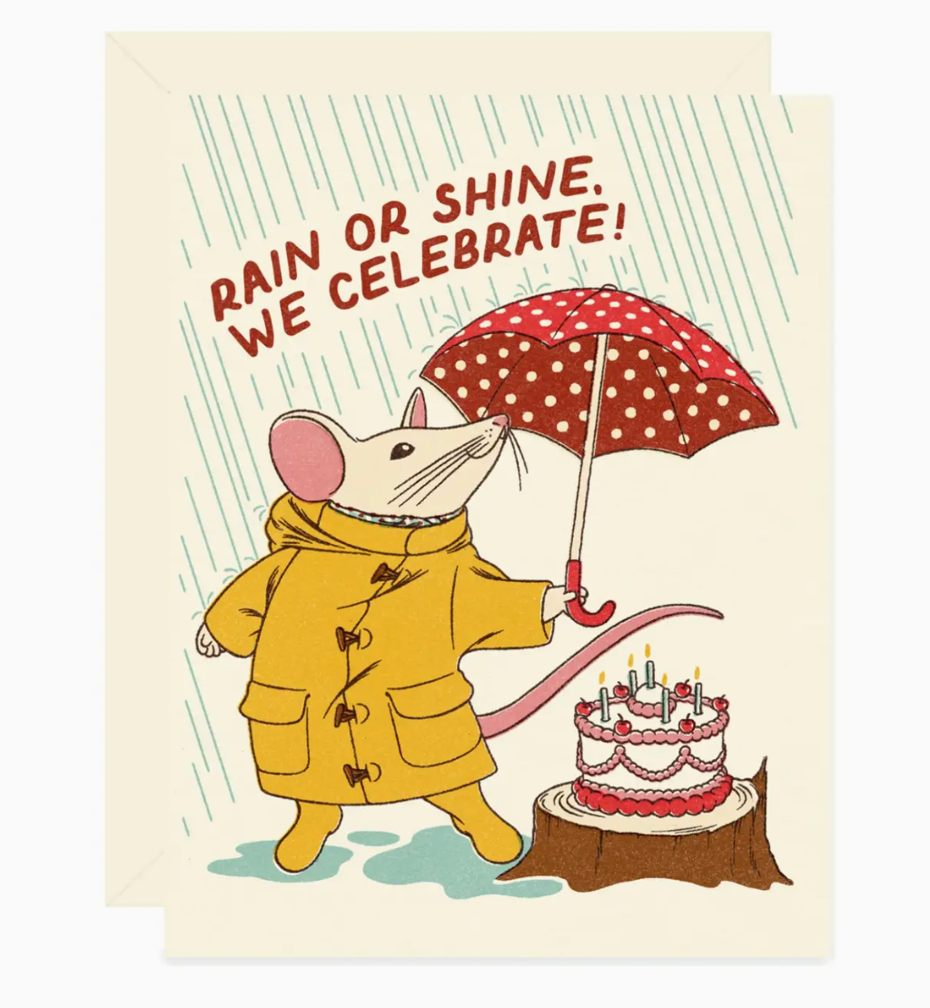 Rain or Shine Birthday Card