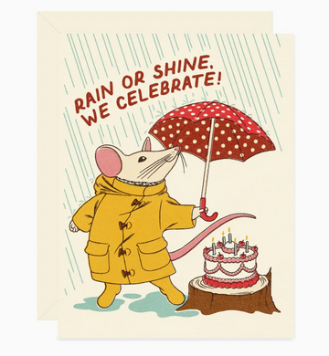 Rain or Shine Birthday Card