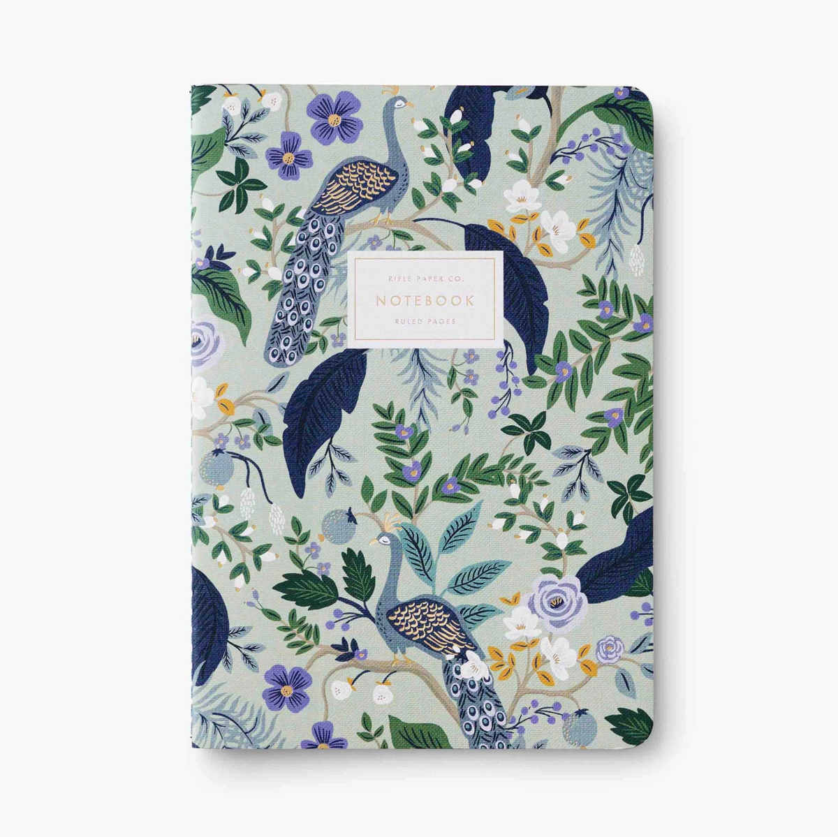 Assorted Set of 3 Peacock Notebooks