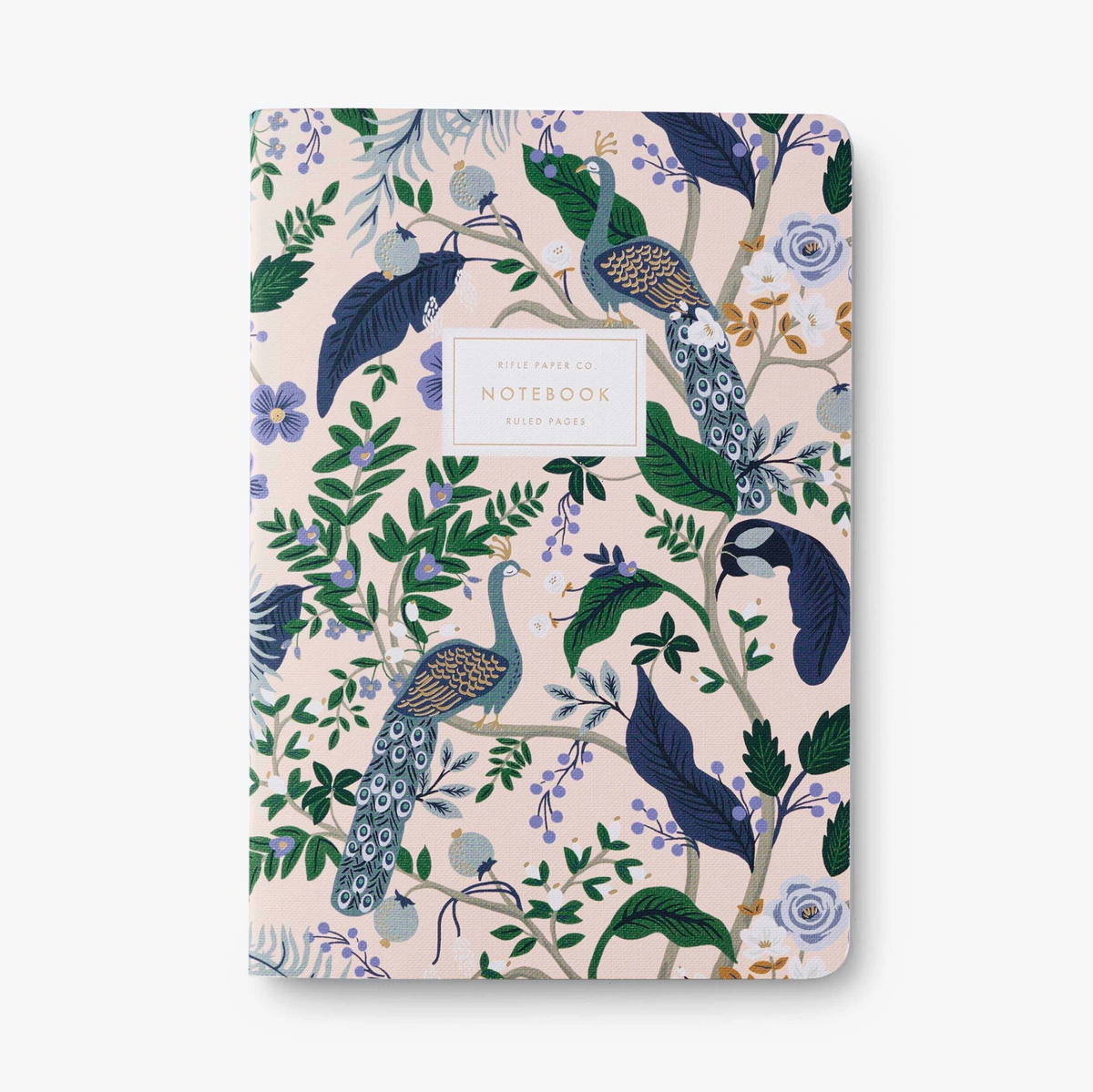 Assorted Set of 3 Peacock Notebooks