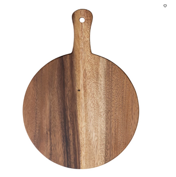 Suar Wood Cheese/Cutting Board w/ Handle