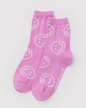 BagguCrew Sock - Pink Happy