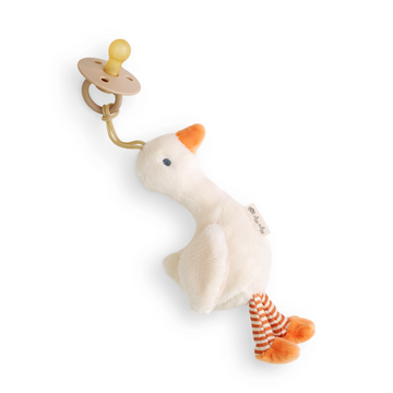 Pal Natural Rubber Pacifier & Plush Goose