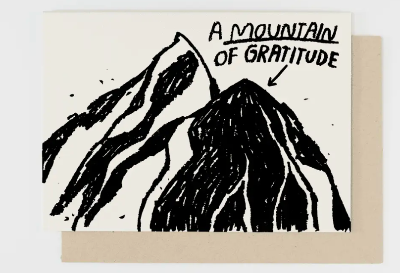 Mountain of Gratitude Card