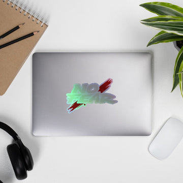 No Fear Holographic Sticker