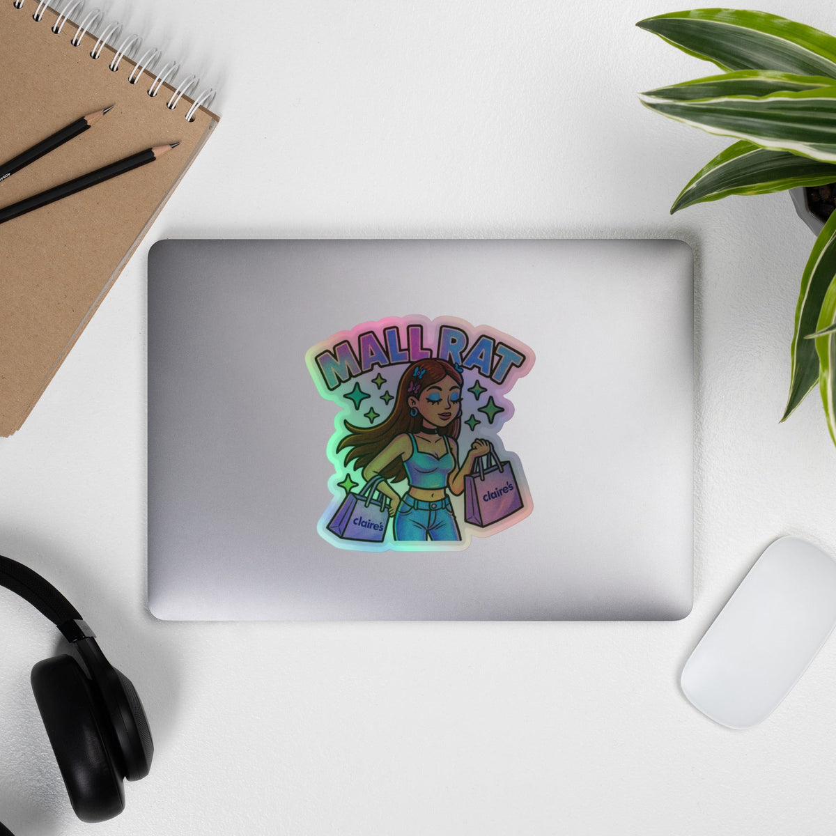 Holographic Mall Rat Sticker