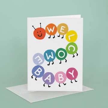 Caterpillar Greeting Card