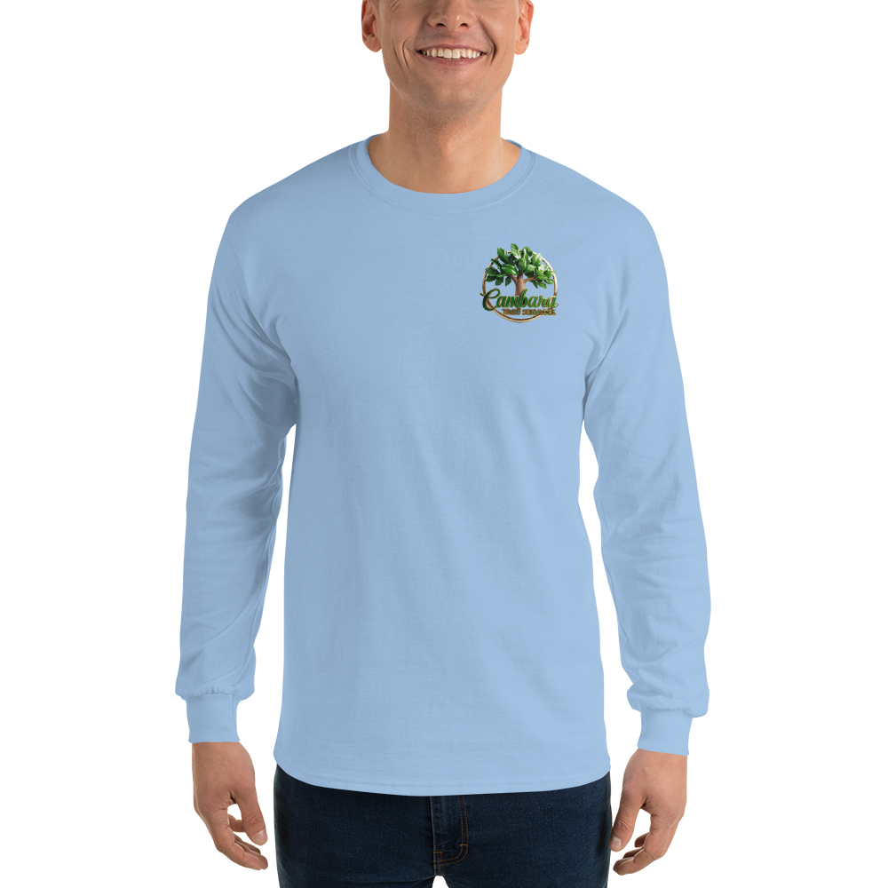 Custom Cambara Tree Services Long Sleeve Shirt ¨C Premium Cotton, Eco-Friendly Print, Durable Workwear