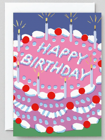 Happy Birthday Icing Cake Card