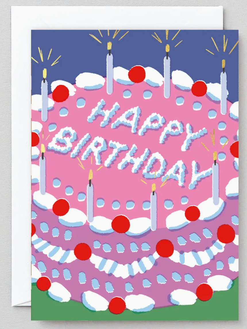 Happy Birthday Icing Cake Card