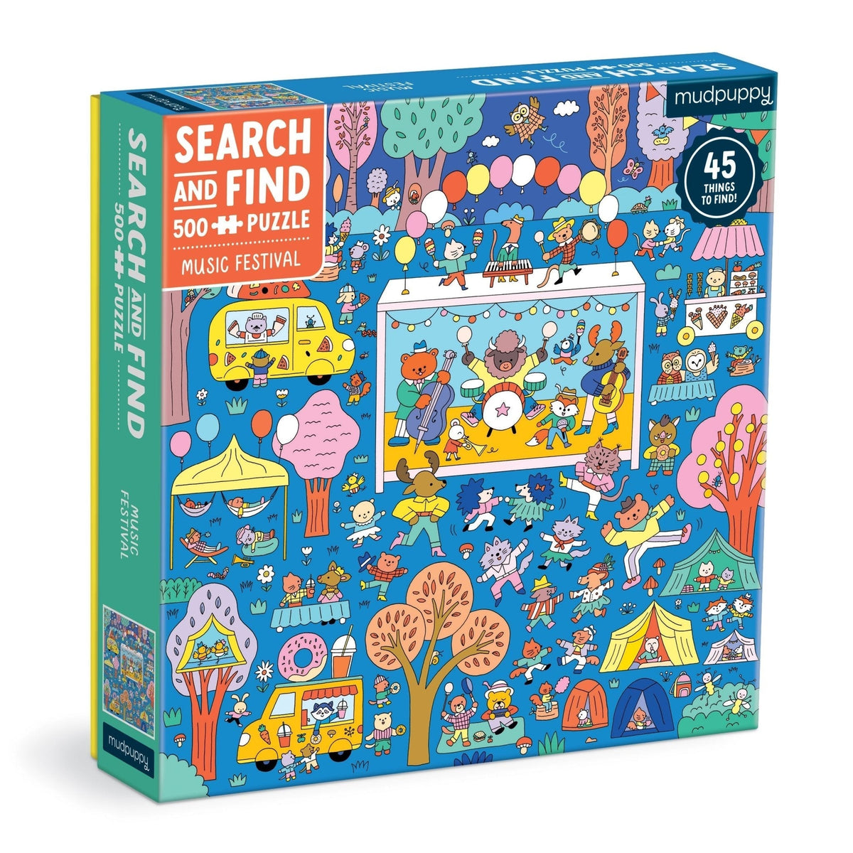 Music Festival 500 Piece Search and Find Family Puzzle