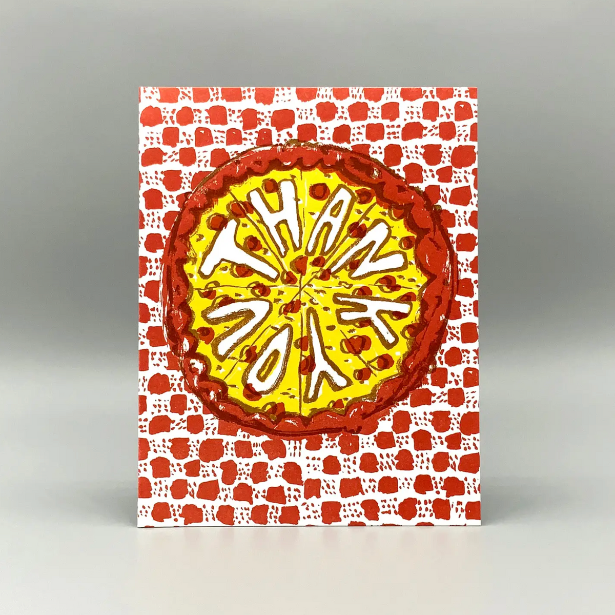 Thanks Pizza Card