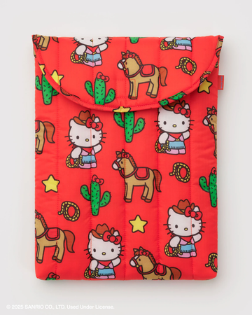 Puffy Laptop Sleeve 16 - Hello Kitty Western