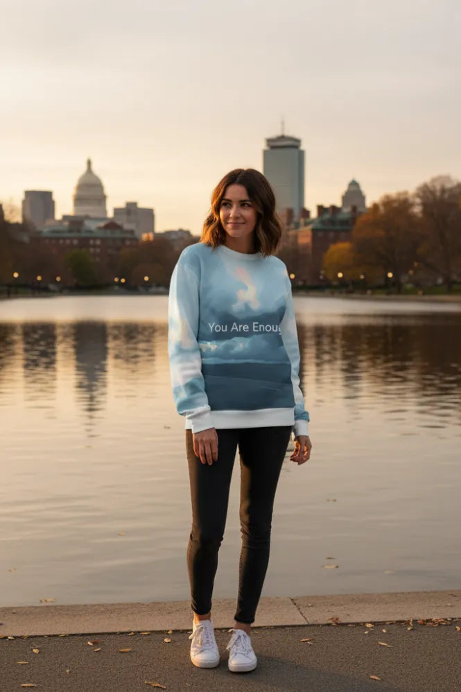 You Are Enough ¨C Recycled Unisex Sweatshirt