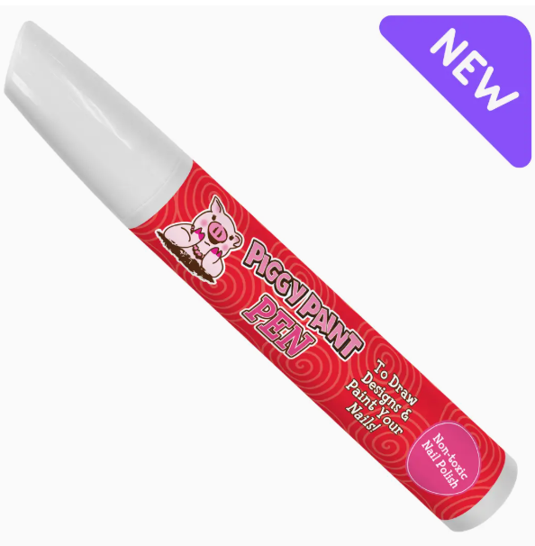 Piggy Pink Piggy Paint Pen Non-Toxic Kids Nail Polish