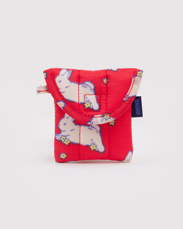 Puffy Earbuds Case - Bunnies