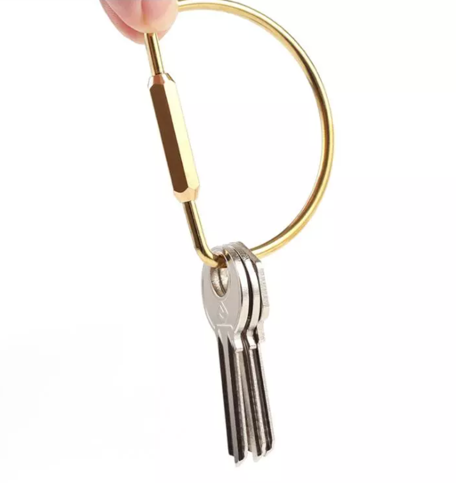 Brass Keyring
