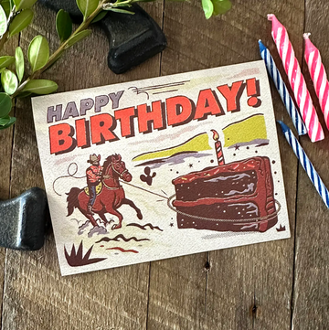 Cowboy Lasso Card