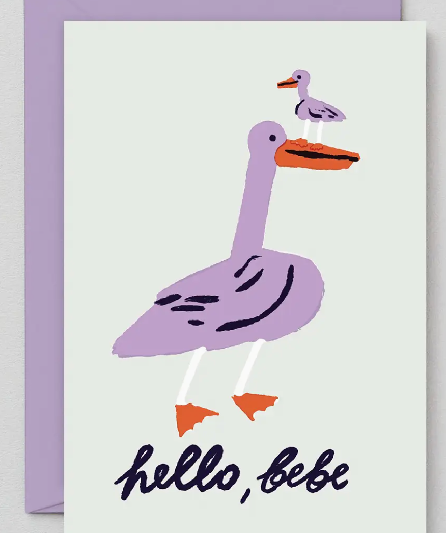¡®Hello, Bebe¡¯ Card