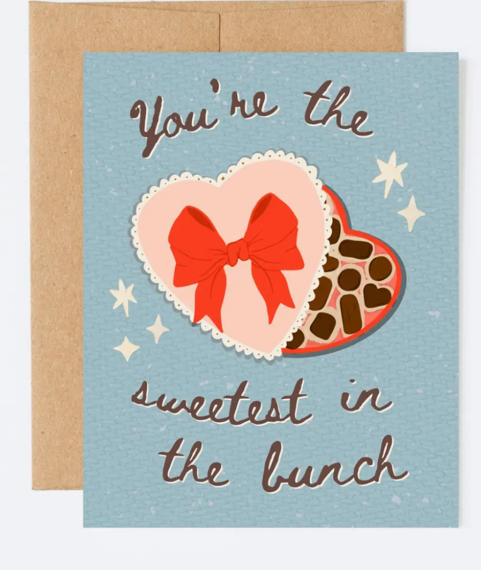 Chocolate Heart Valentine Card
