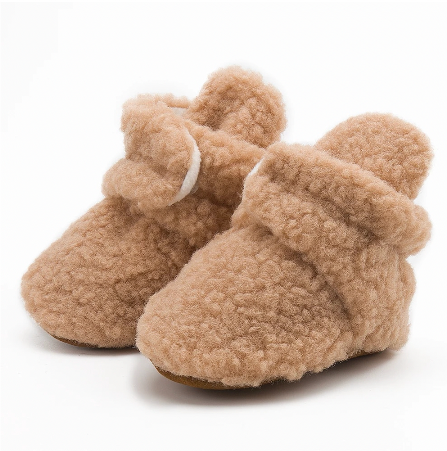 Fuzzy Baby Booties