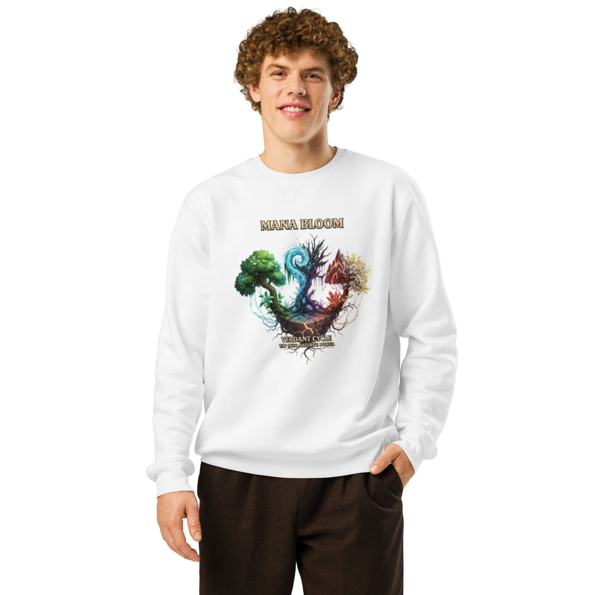 Mana Bloom Organic Sweatshirt ¨C Verdant Cycle Edition