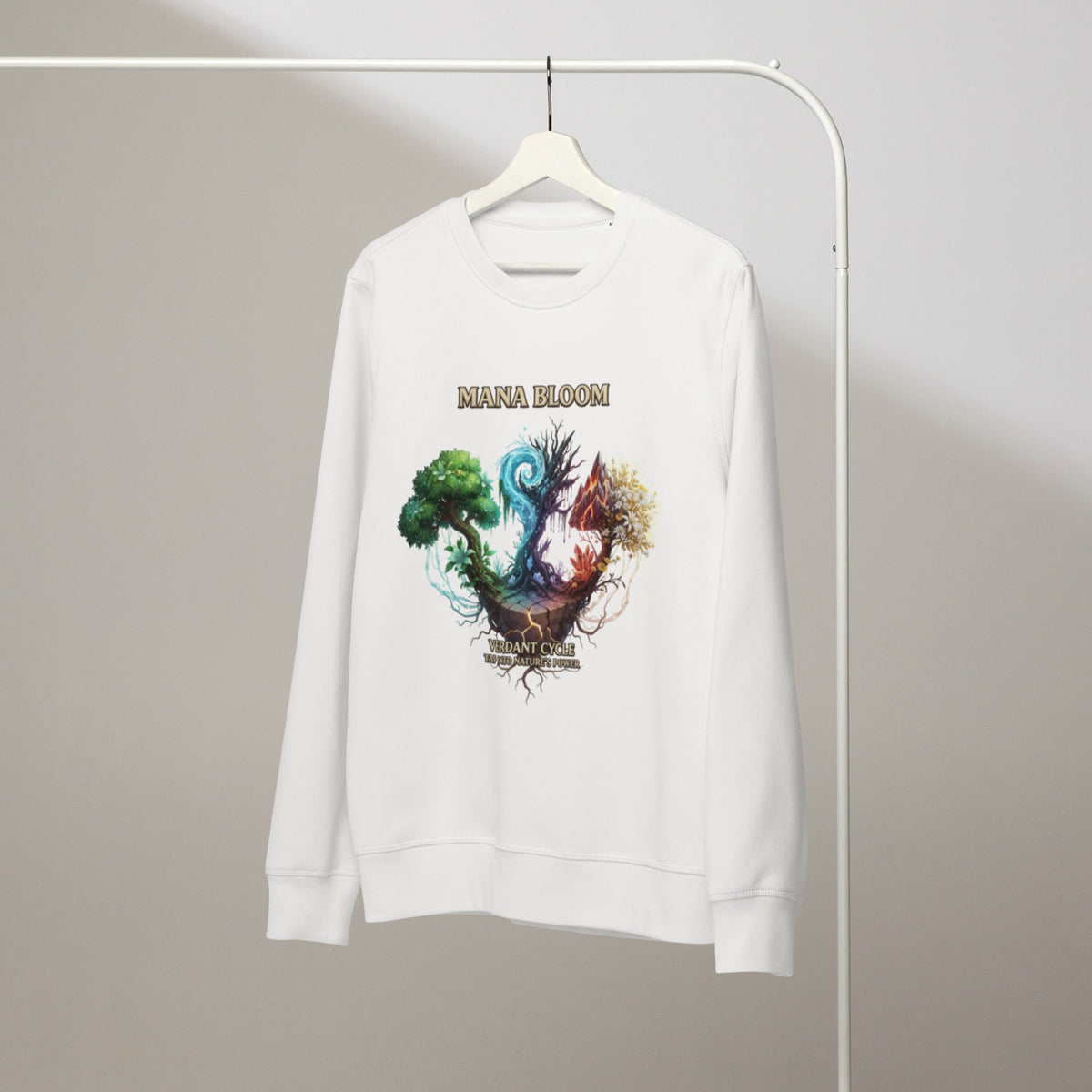 Mana Bloom Organic Sweatshirt ¨C Verdant Cycle Edition