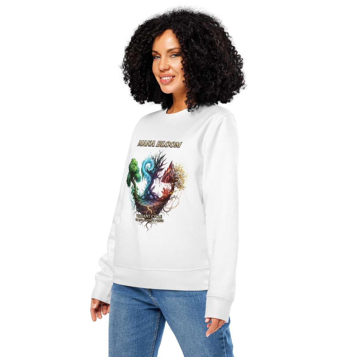 Mana Bloom Organic Sweatshirt ¨C Verdant Cycle Edition