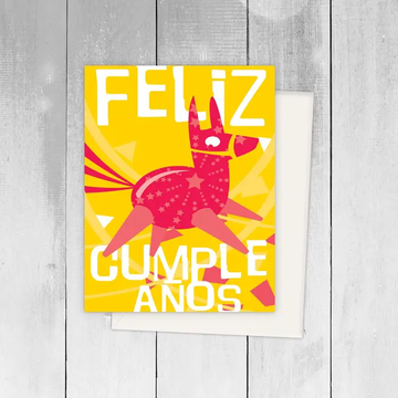 Pinata Birthday Card