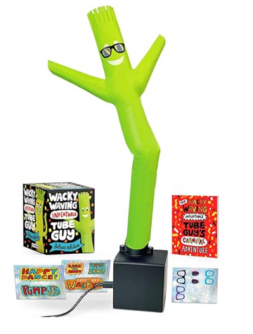 Wacky Waving Inflatable Tube Guy Deluxe Edition: Includes USB Cable and Vinyl Stickers
